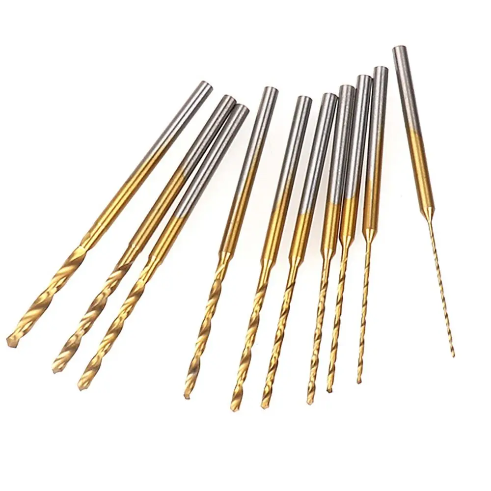 Micro Twist Drill Bit 0.8Mm-2.0mm Tiny Drill Bit 2.35 Shank HSS Mini Engraving Drill Bits Hole Drilling Tool