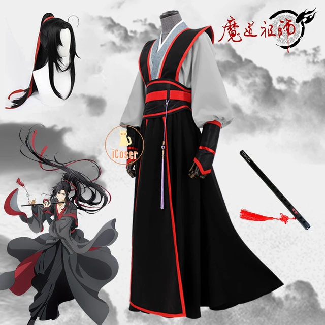 Fato de Cosplay Wei Wuxian masculino, Fato Jiang Chen, Anime Grande Mestre  de Cultivo Demoníaco, Mo Dao Zu Shi, Quente - AliExpress