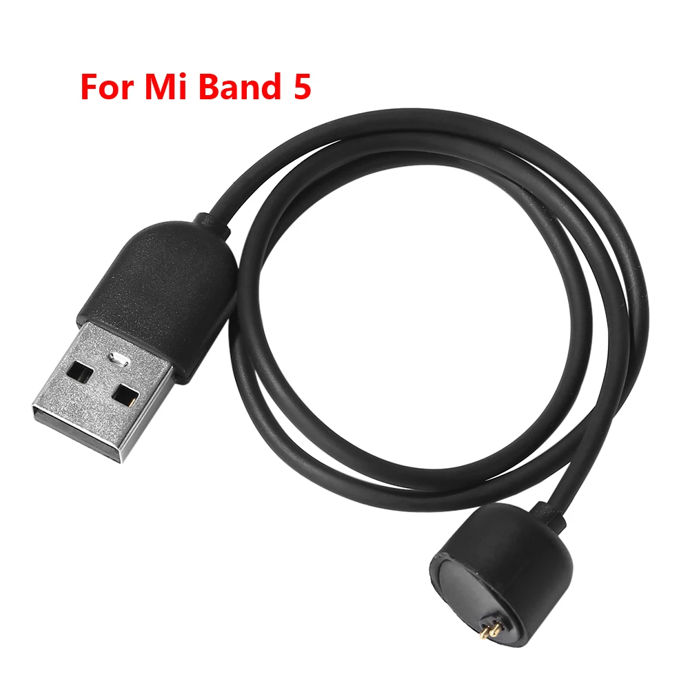 for Xiaomi Mi Band 5 4 3 2 USB Charger Wire Smart Cable Data Dock Replacement Dock Charging Cable Portable Fast Charging Cable 