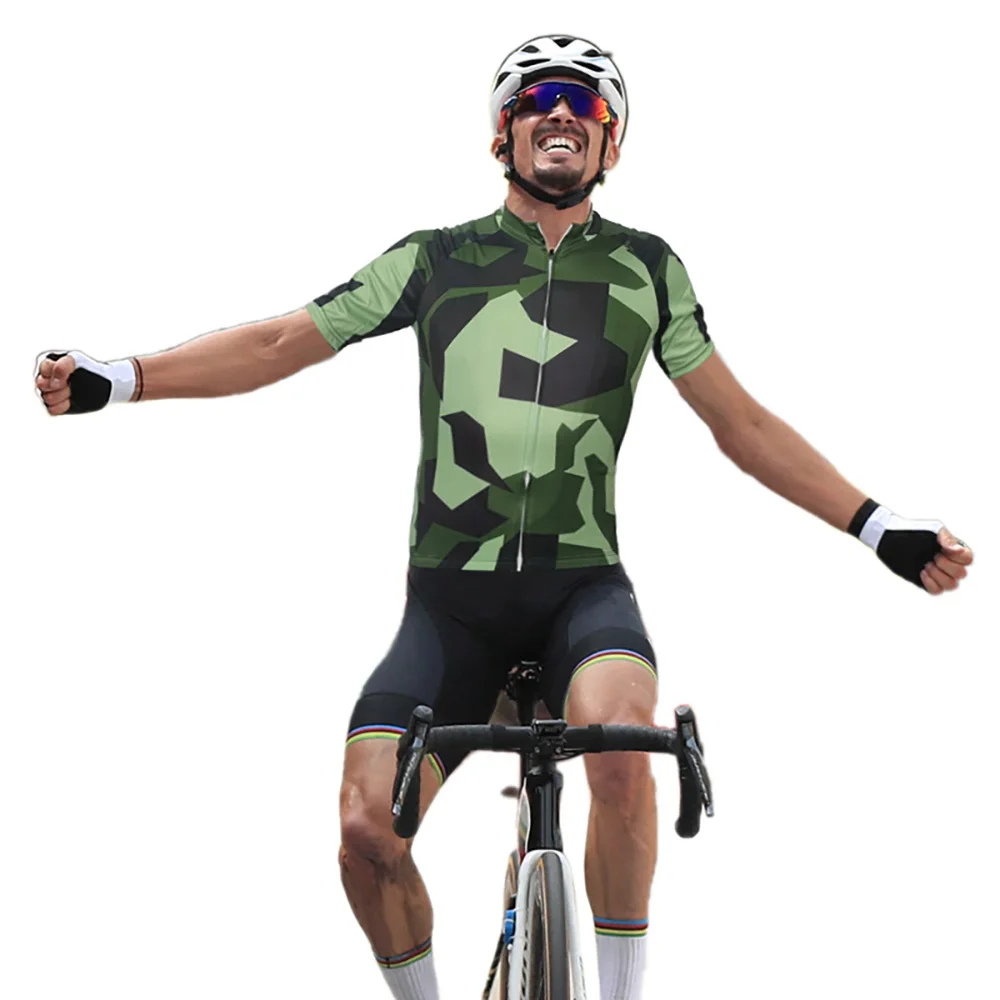 

Camo Jersey Cycling Bicycle Racing Sports wear For Pro MTB Moto Jacket Maillot Ciclismo Road Short Shirt Outdoor Cycle Top dress