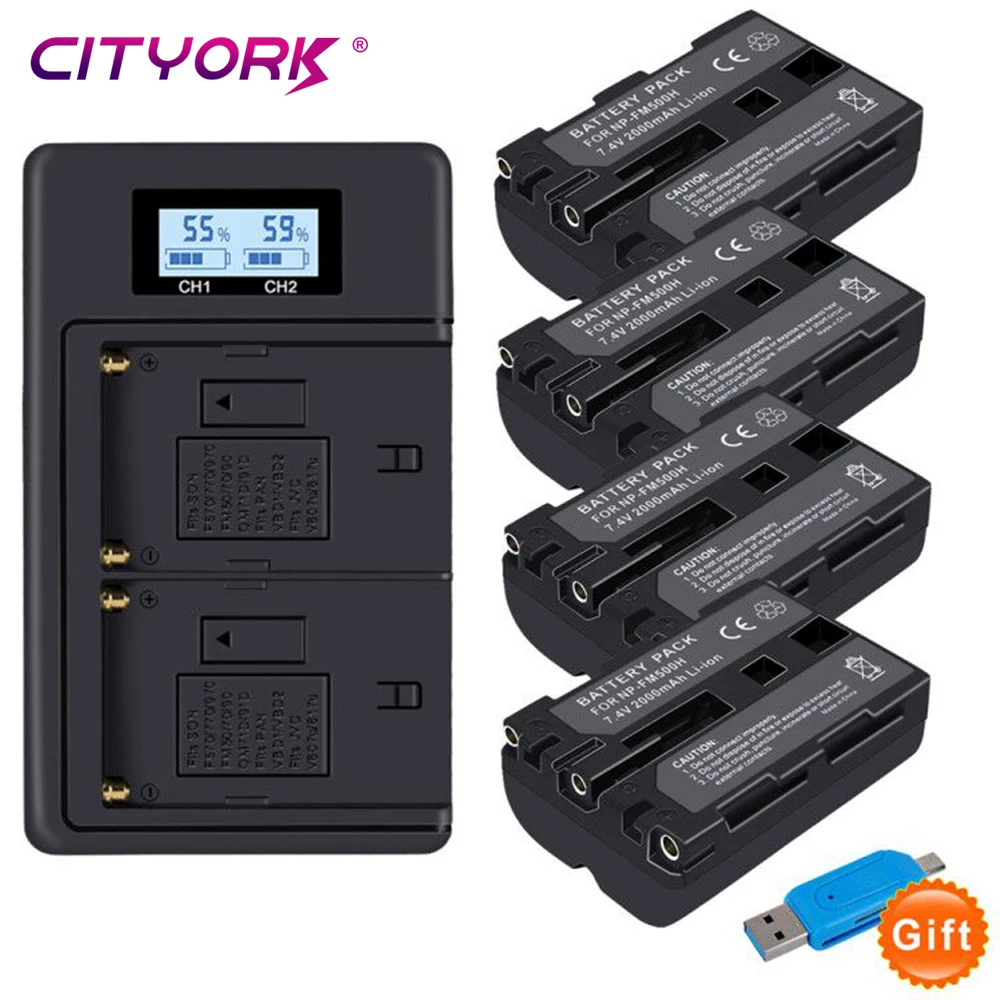 CITYORK NP FM500H NPFM500H NP-FM500H Аккумулятор для камеры Sony A57 A58 A65 A77 A99 DSLR-A350 A200 A500 A550 A560 A580 |