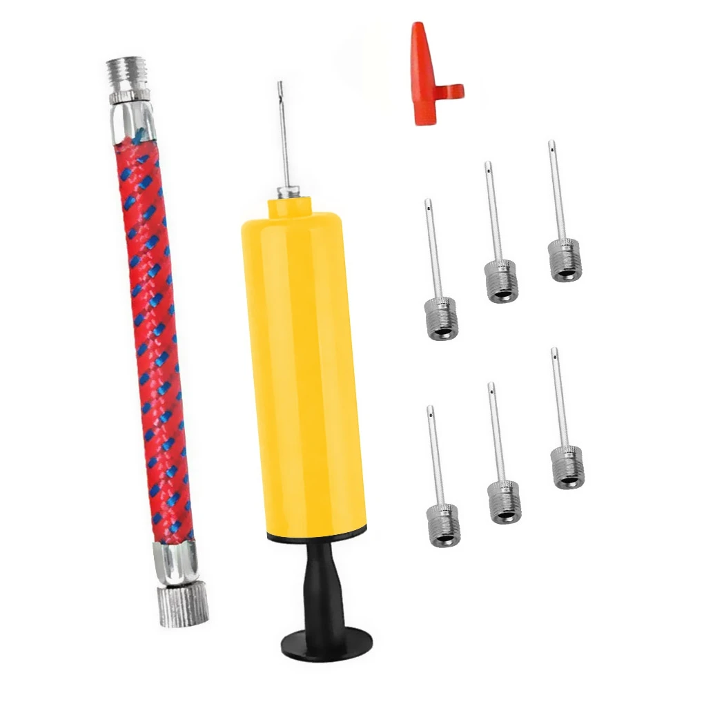 Pompe à vélo,Ensemble de pompe à bille Portable,4 couleurs,gonfleur ...