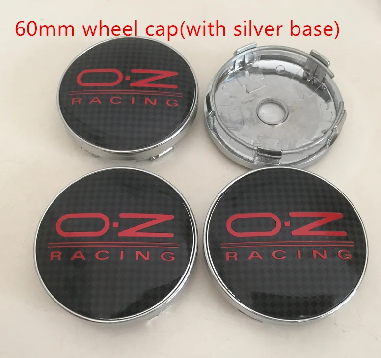 Premium Car Emblem Wheel Hub Center Cap Badge Covers - Set of 4
