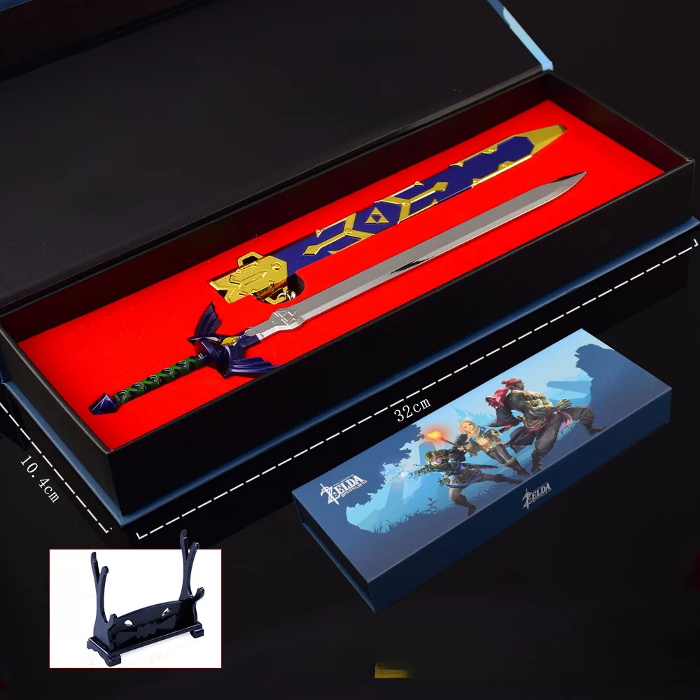 Legend of Zelda Anime Peripheral Master Sword 30CM Gift Box Version Weapon Model Handicraft Ornaments