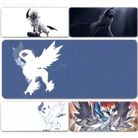 1pc Absol P-Pokemon-n Anime Mouse Pad Large Mouse Mat Pink Office Desk Mat Laptop Gaming Large Mousepad 1