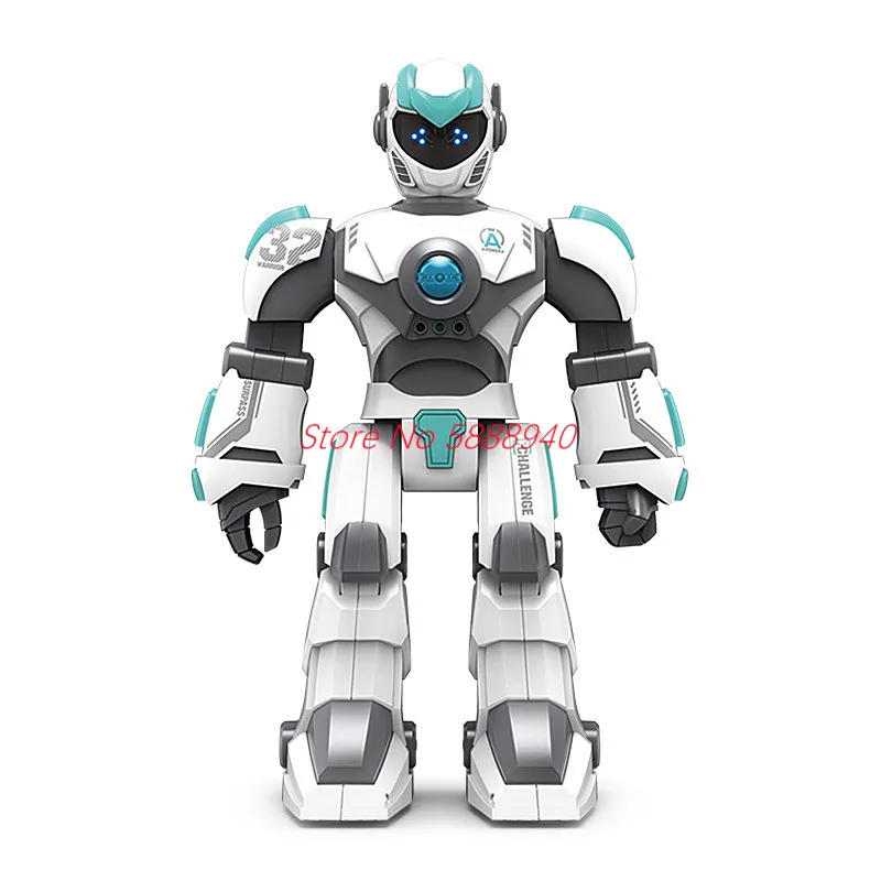 40CM Large Smart Voice Dialogue RC Robot 2.4G Gesture Sensing Programming Sing Dancing 3 Remote Control Modes Robot Kids Gift 5