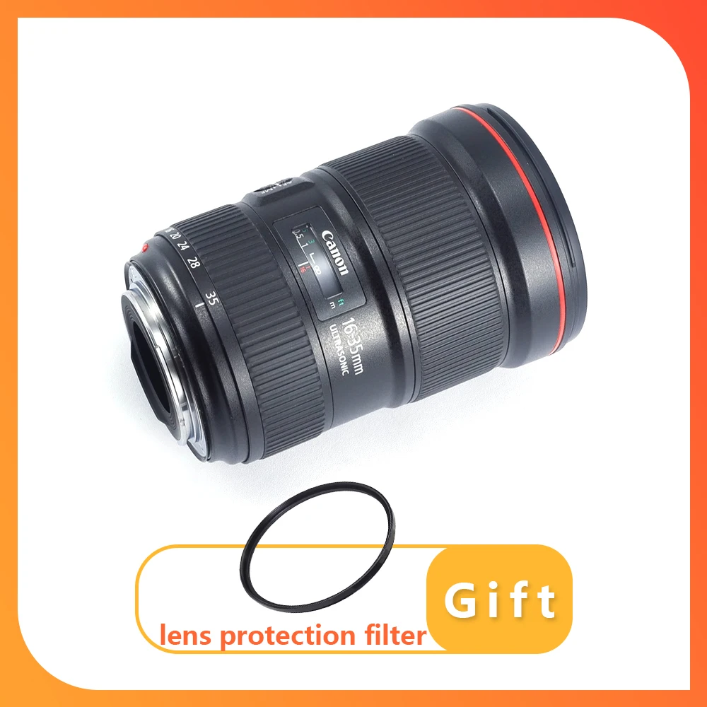 Obiettivo Canon Ef 16-35Mm F/2.8L Iii Usm Per Fotocamera Canon Eos 5D Mark Iv 5 D3 6D Mark Ii 6D 7D 7 D2 90D 80D 77D 5 D2 Slr