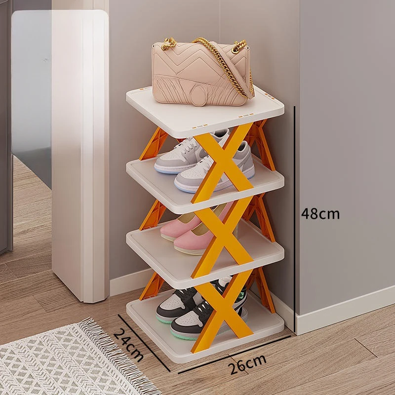 Simple Shoe Rack Home Use Space Saving Storage Narrow Shoe Rack Multifunctional Creative Personalized Dormitory Cabinet shoe rack shoe organizer shoe cabinet