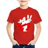 Summer Boys/Girls Cartoon Children Cotton Tshirt Fun Ghostbusters Games Printed Short Sleeve Kids T-shirt Cute Baby Tees 4