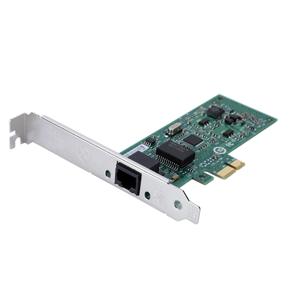 인텔 82574L 기가비트 PCI e 네트워크 어댑터 카드용 PCI-E 네트워크 카드 데스크탑 1000Mbps NIC LED 표시기 기가비트 네트워크 카드