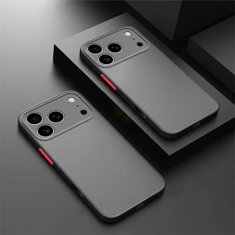 Luxury Shockproof Armor Silicone Phone Case with Matte Finish