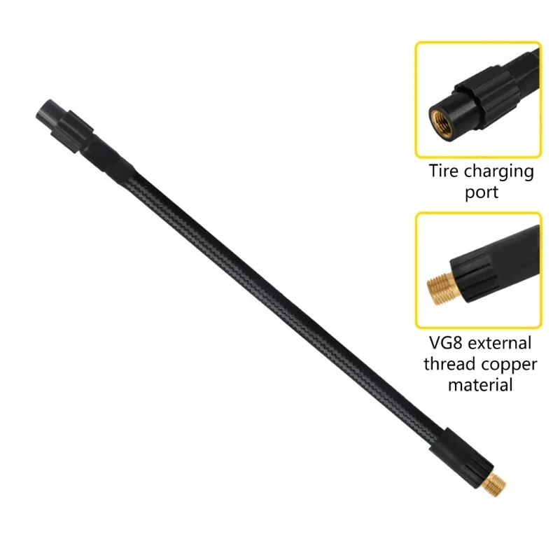 Tire Inflator Hose,Tire Inflator Hose Tire Extension Tube Tyre Quick Inflation Chuck Adapter N0HF