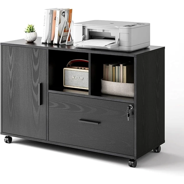 DEVAISE 2-Drawer Wood Lateral File Cabinet with Lock for Office