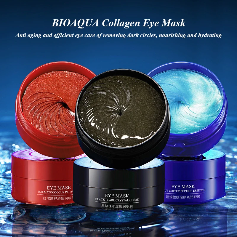 Collagen Eye Mask 60pcs Gold Moisturizing Anti Dark Circles removal Eye Bags Eyes Care Gel Masks Beauty Firming Patches