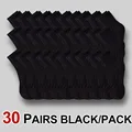 30 Pairs Black