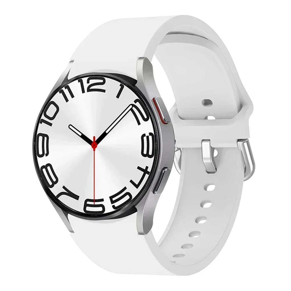 Sleek 20mm Silicone Watch Strap - Premium Wristband