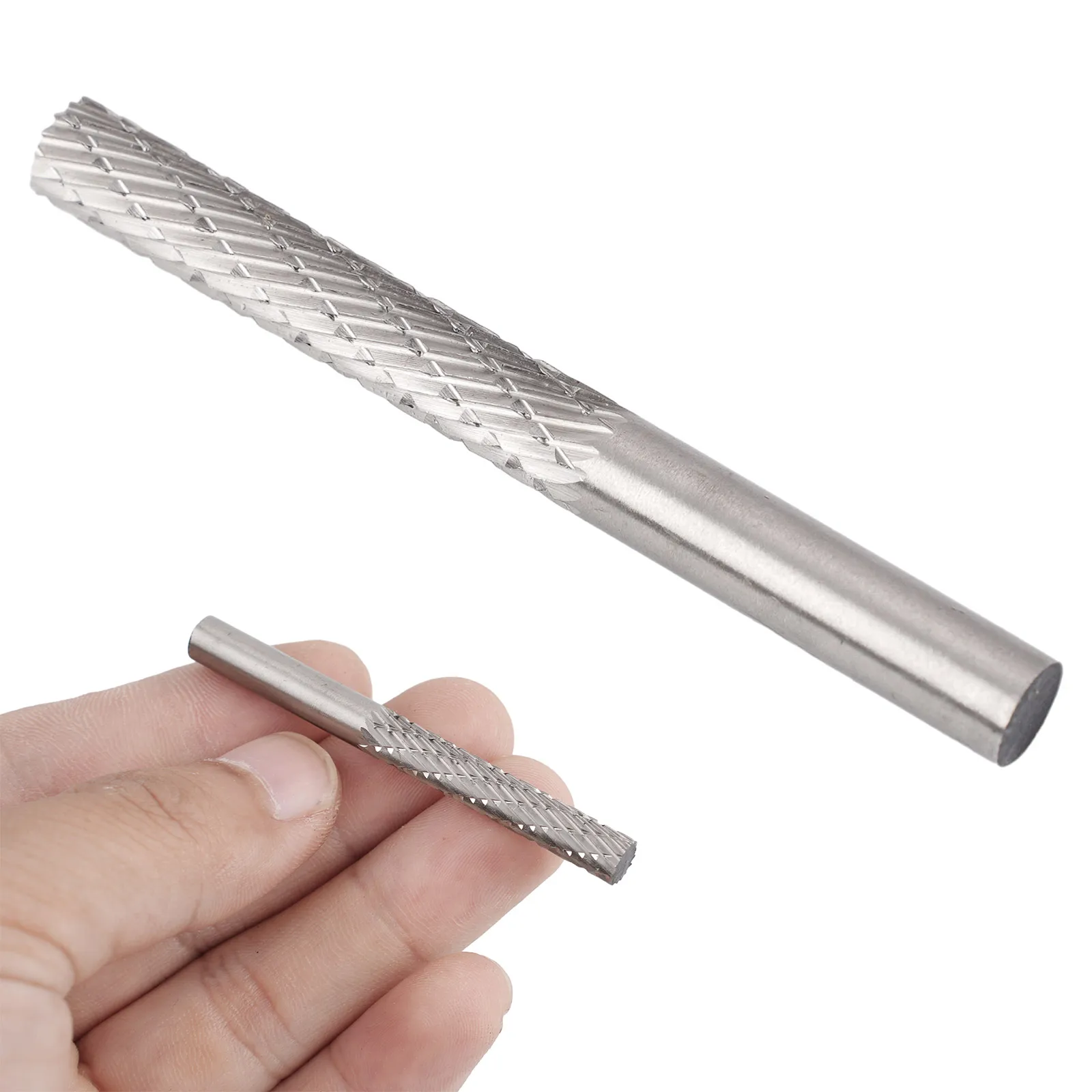 1pc 6mm rotierende Feile hss Silber Holz schnitzerei rotierende Feile zum Schnitzen Schleifen Polieren tgraten Holz Kunststoff Schweißen Narben rost – Detail 6