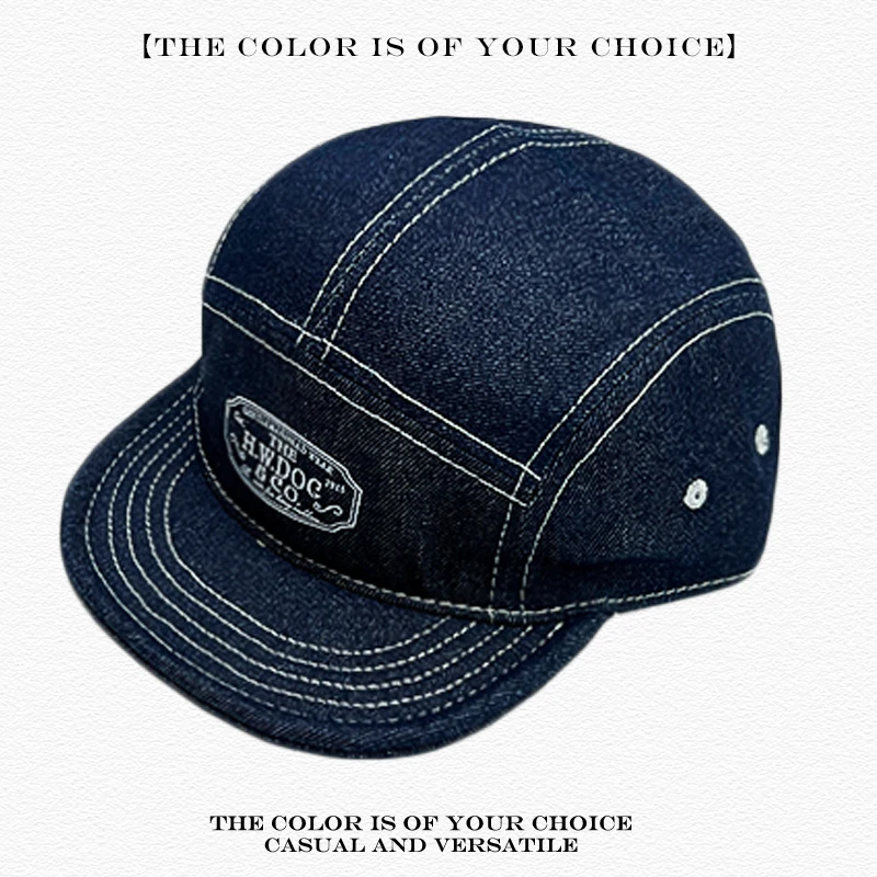 Sonnenblende Vielseitige Flache Schirmmützen Hip-Hop Mode Ins Neu Herren Damen Amerikanische Retro Einfarbige Buchstaben-Baseballkappen – Detail 9