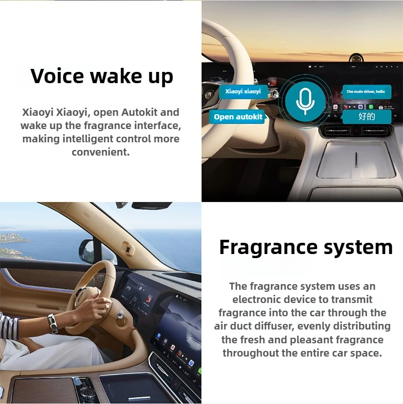 For AITO M8 Car Electric Air Diffuser Fragrance Freshener System Refill Perfume