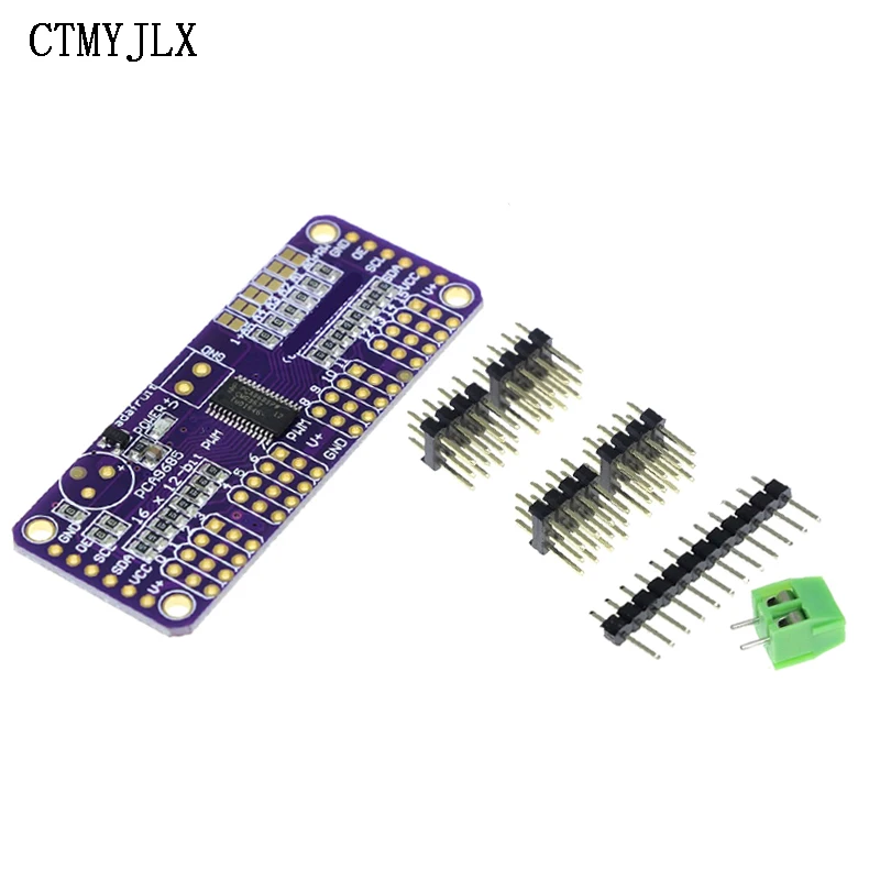 Pca9685 Pwm Drive Board 16 Canali Way 12 Bit Pwm Servo Driver 1.6 Khz Pwm Modulo Servoazionamento Per Raspberry Pi Shield Board