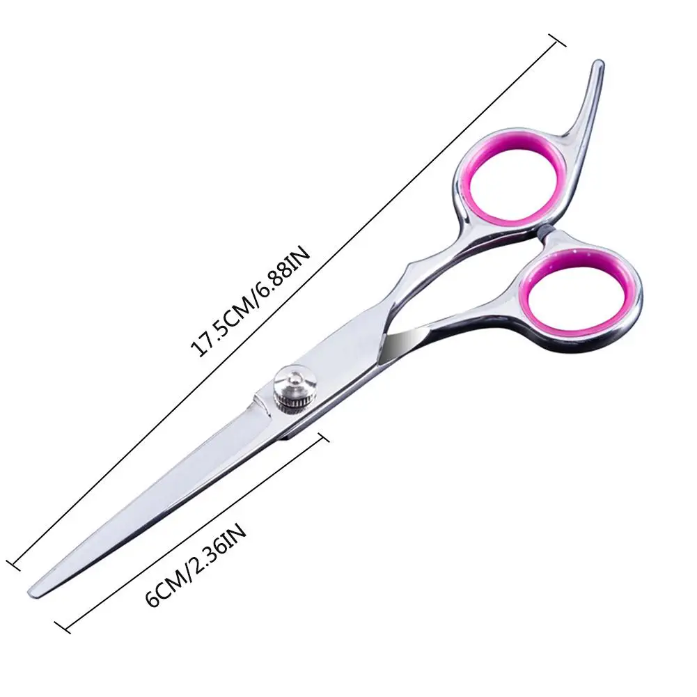 Dog Grooming Scissors 6 Inch Flat Cut Safety Round Tips Curved Blade for Dogs Cats