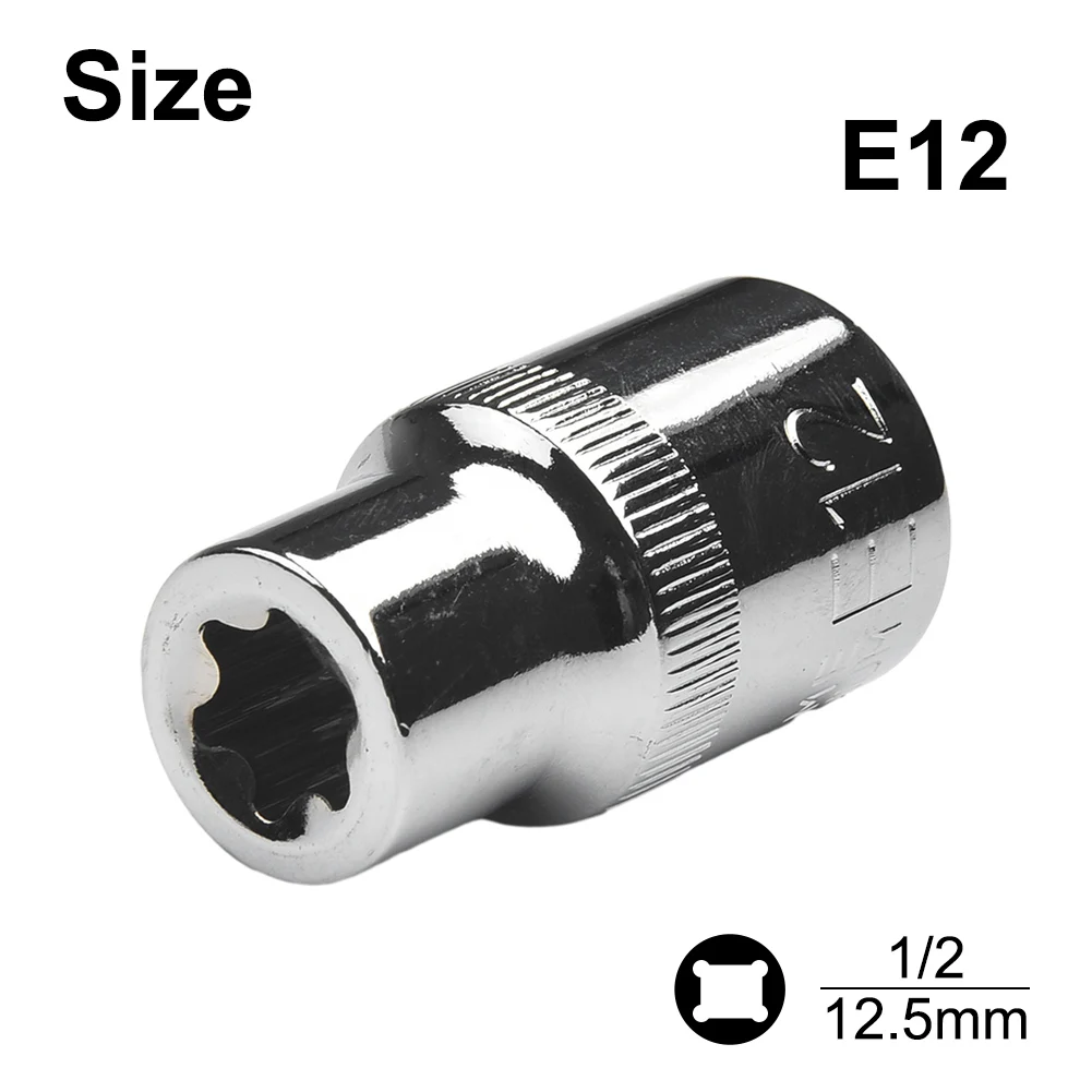1/2 Torx E Type Sockets Screwdriver E10 E12 E14 E16 E18 E20