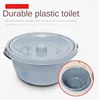 Stainless Steel Multi-Use Stool Chair, Adjustable Elderly Toilet, Pregnant Women Friendly, Disabled Portable Commode 2