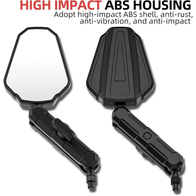High-quality Universal Motorcycle Rearview Mirror Foldable and Adjustable Viewing Angle Motorcycle Side Mirror Reflector