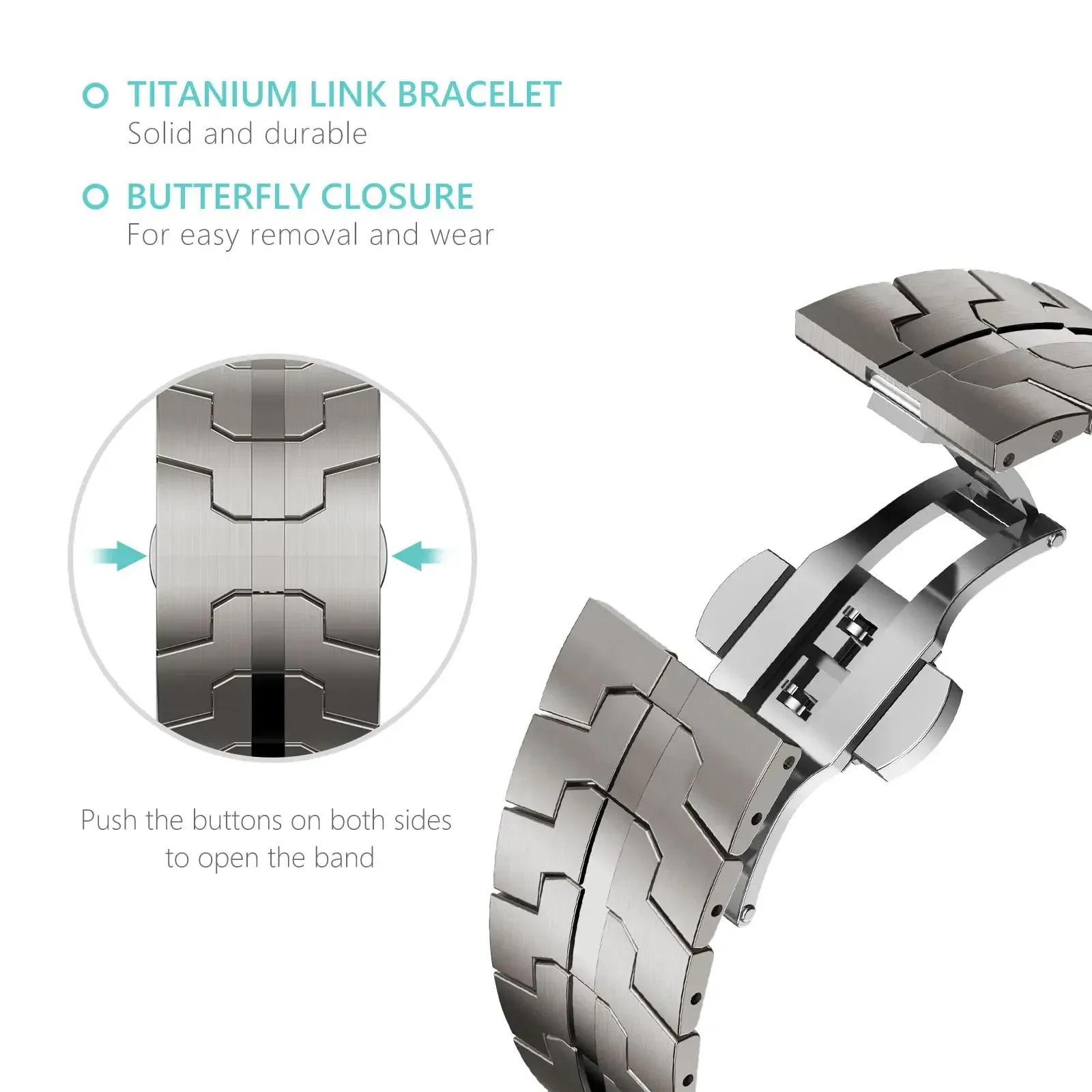 No Gaps Stainless Steel Strap for Samsung Galaxy Watch 6/5/4 40mm 44mm Band 6Classic 47mm 43mm 5Pro 45mm Correas Metal Bracelet