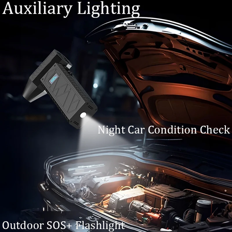 4-speed LED Turbo Jet Fan With Screen Powerful Turbo Violent Fan Blower High Speed Handheld Duct Fan 130000RPM Air Duster Blower 4