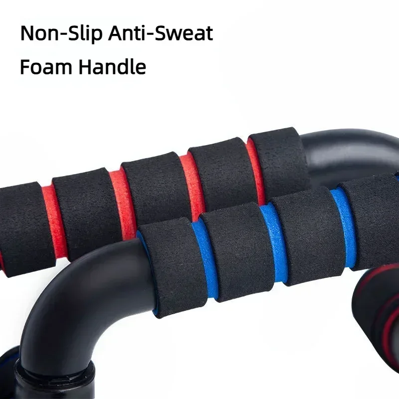 GYM Non-Slip H-Shaped Push Up Bar Handles Home Fitness Equipment for Arm Chest Workout Anti-Skid Support Stand Fitness Sport