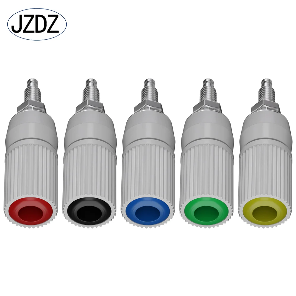 JZDZ 5 Stück Binding Post Terminal Electorn Connector Großer Strom 4 mm Bananenbuchse DIY Teile J.50012