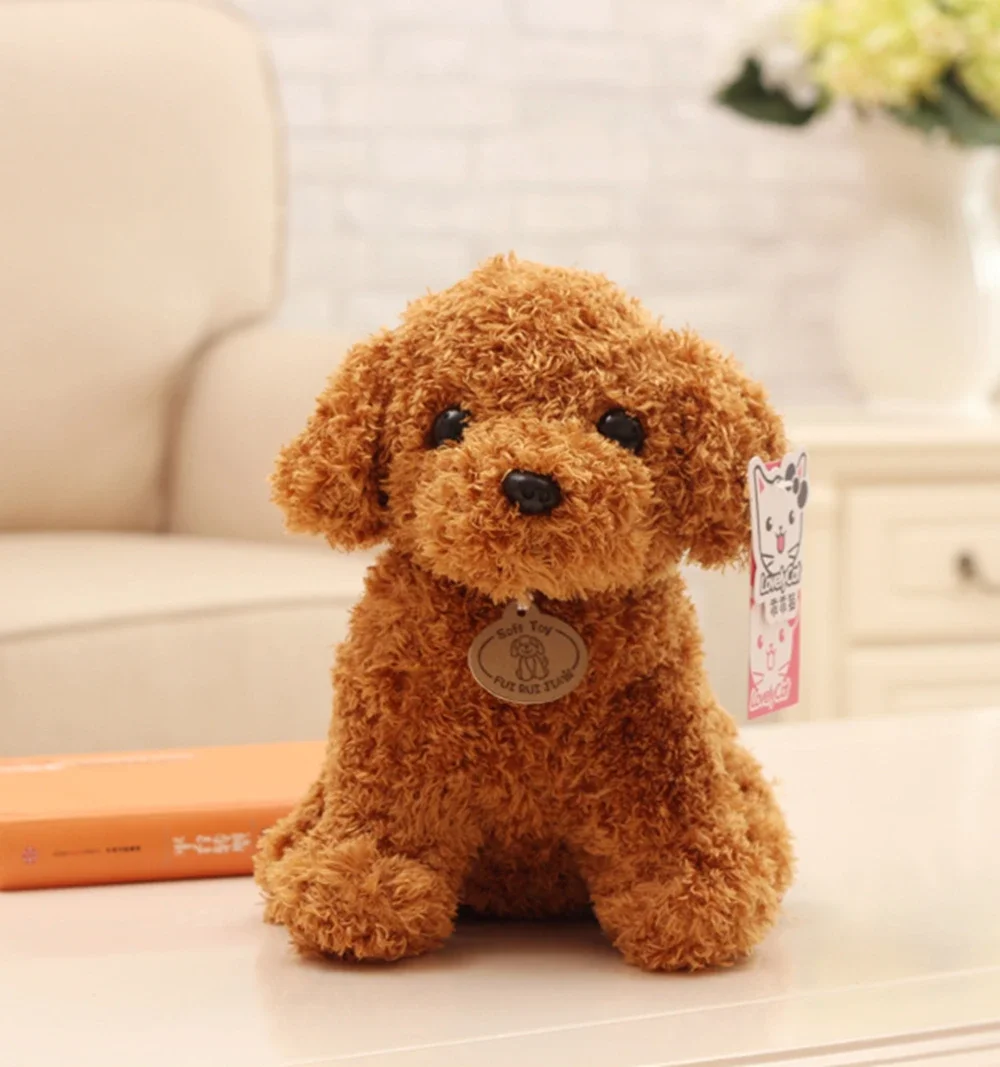 Süßes Teddy Plüschhund Spielzeug Mit Locken Als Kindergeschenk_voghion.com