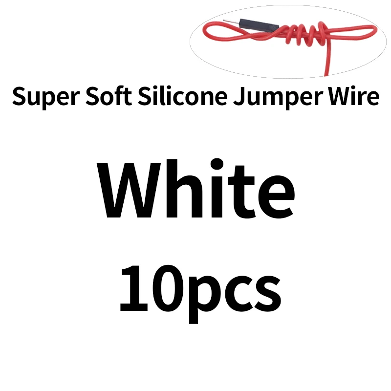 Super Soft Silicone Jumper Wire Set - Solderless Flexible Connectors