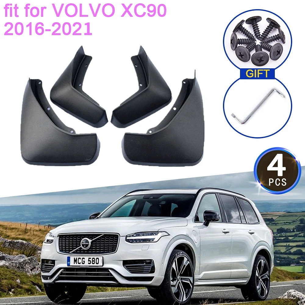 Für VOLVO XC90 2016 2017 2018 2019 2020 2021 MudFlap Kotflügel Splash  Guards Fender Flare Vorne Hinten Rad Zubehör R-Design - AliExpress