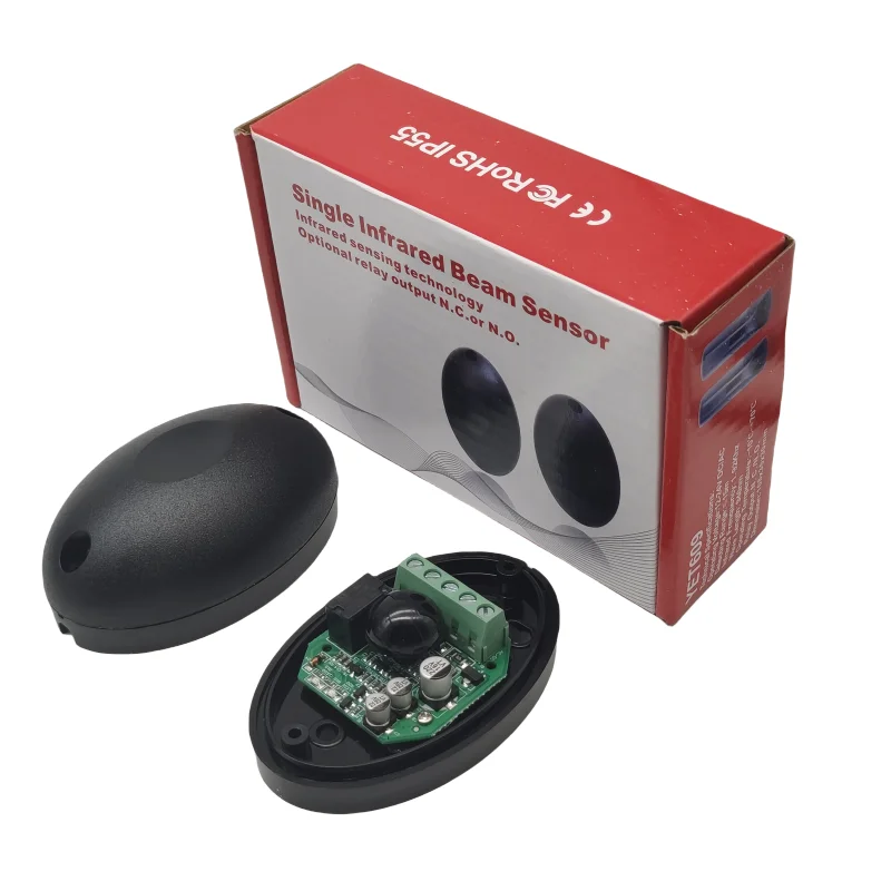 DC AC12-24V 적외선 감지기 센서, IP55 차고 문짝 및 창문 안전, 20cm 거리 적외선 광전지