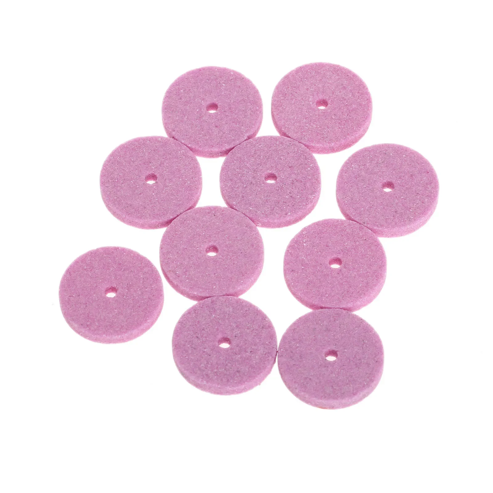 

10Pcs 20mm Mini Grinding Wheel Buffing Wheels Polishing Pad Abrasive Disc for Grinder Dremel Rotary Tool Red