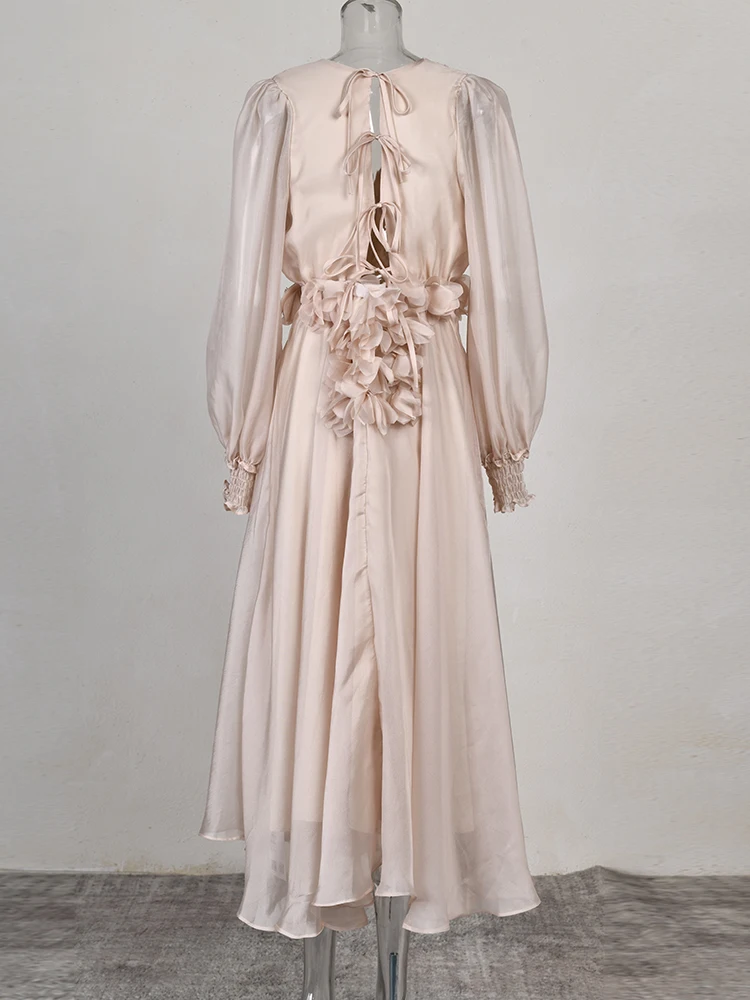 فستان IEQJ عتيق بفتحة رقبة على شكل حرف v مزين بالزهور ثلاثي الأبعاد للنساء فساتين بأكمام واسعة موضة 2023 ملابس ربيع جديدة CP0883 5 فستان IEQJ عتيق بفتحة رقبة على شكل حرف v مزين بالزهور ثلاثي الأبعاد للنساء فساتين بأكمام واسعة موضة 2023 ملابس ربيع جديدة CP0883 5