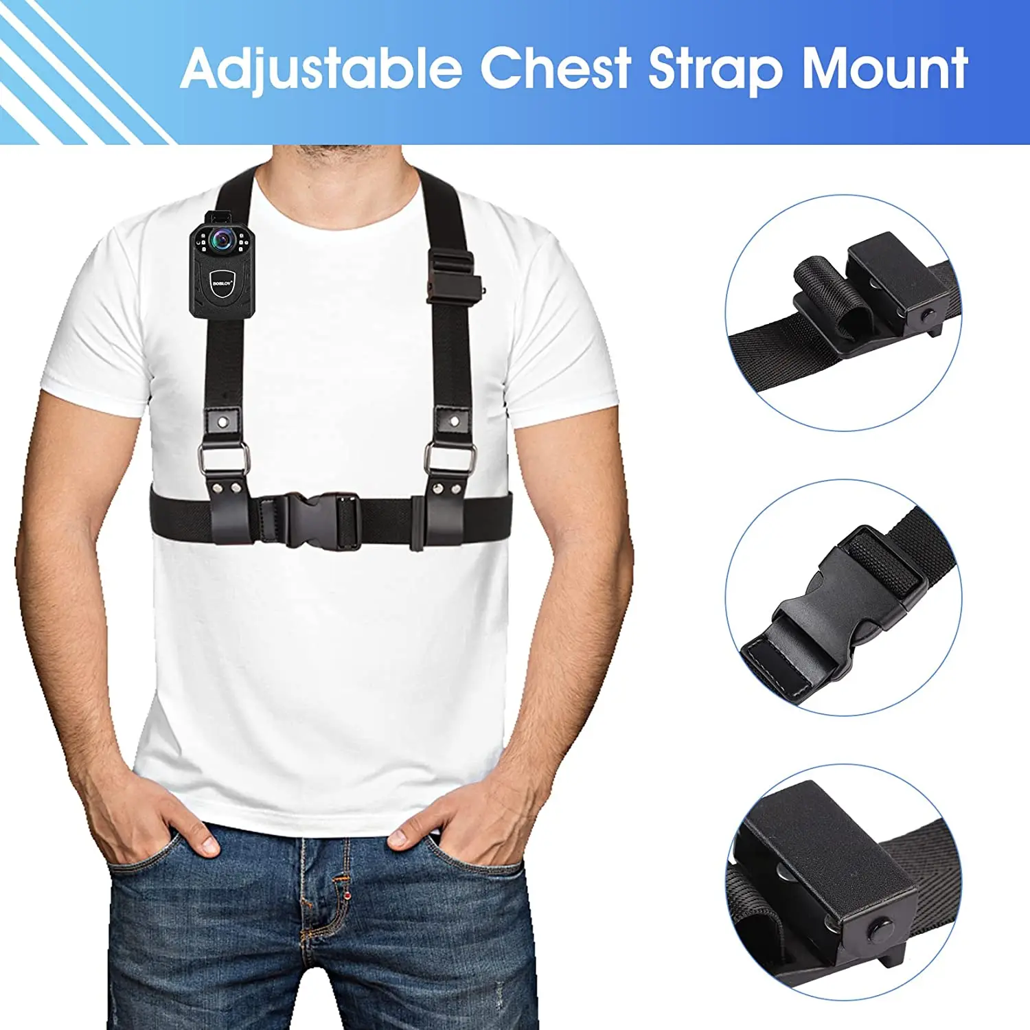 Body Camera Blet For KJ21 WA7 WN9 HD31 HD66 Series Body Worn Camera Belt Camera