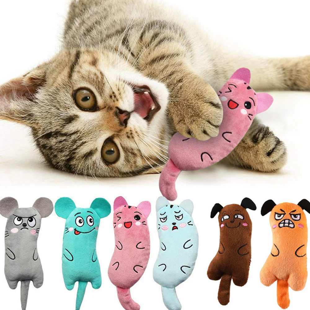 

Rustle Sound Catnip Toy Cats Supplies For Pets Cute Cat Toys Kitten Teeth Grinding Cat Soft Plush Thumb Pillow Pet Accessories