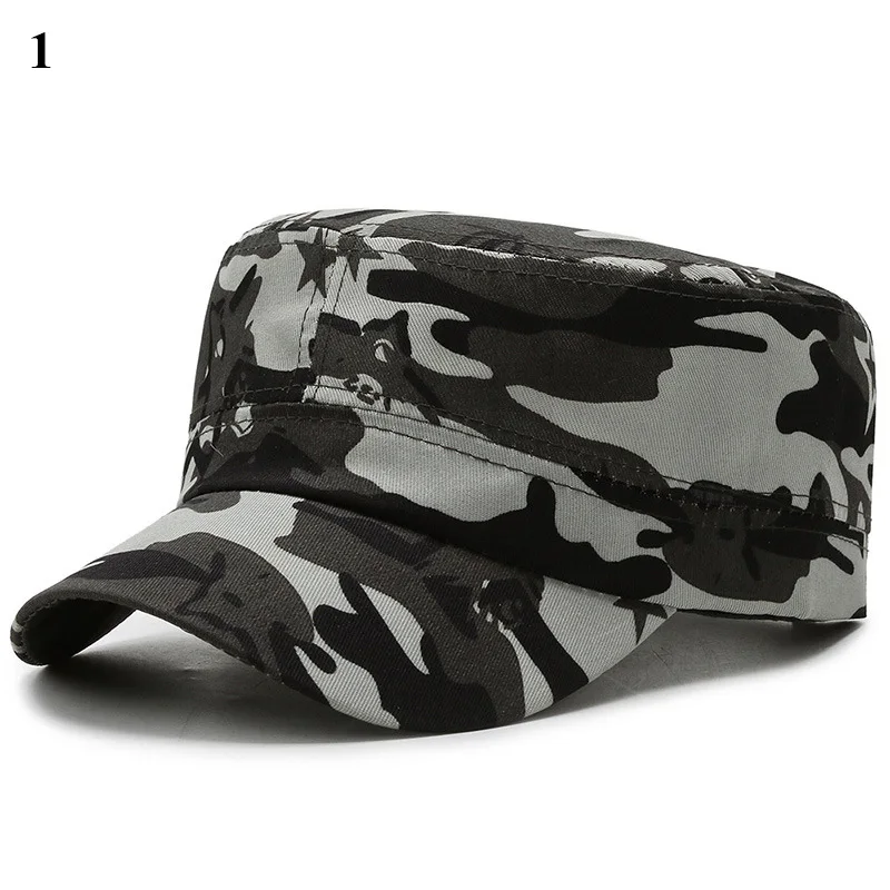 

Camouflage Military Combat Army Hat Flat Top Baseball Caps For Men Outdoor Sports Tactical Military Hats Cadet Sunscreen Hats