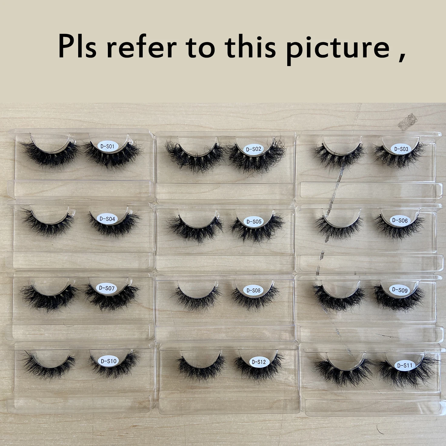 RED SIREN Mink Lashes 5/10/50 Pairs Fluffy Real Mink Hair Natural Eyelashes Short Wispy Eyelashes Bulk eyelash extensions fake eyelashes eyelash extension eyelash extension lashes false eyelashes eyelash makeup tools