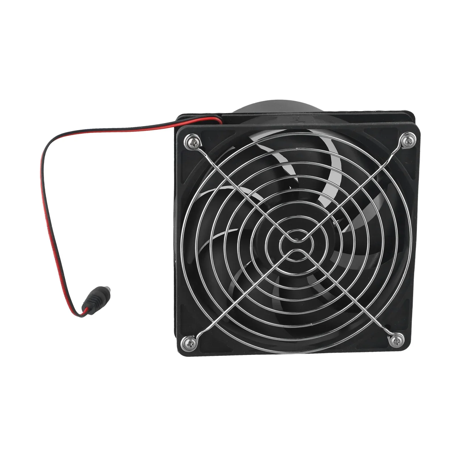 1pc Solar Powered Exhaust Fan 50W Solar Panel With High Speed Exhaust Fan For Home Kitchen Greenhouse Treehouse