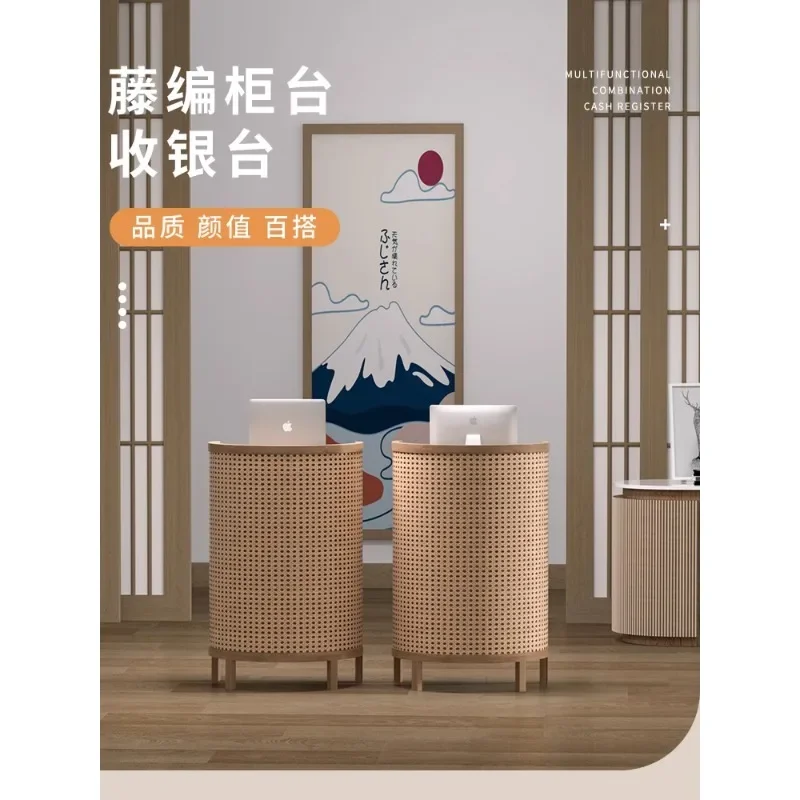 Checkout page Bar Reception Desk Cashier Table Chinese Restaurant Hotel Welcome Desk Small shops can be and simple