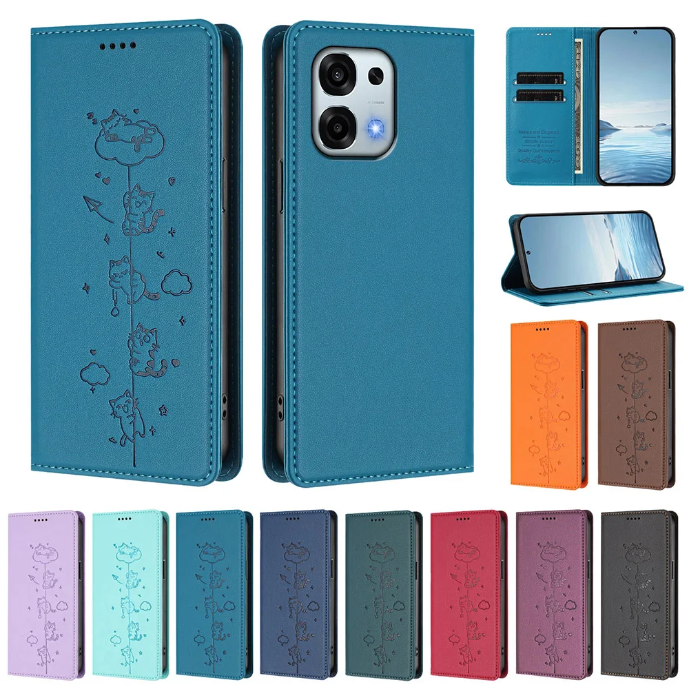 Premium PU Leather Flip Wallet Phone Case with Card Slot