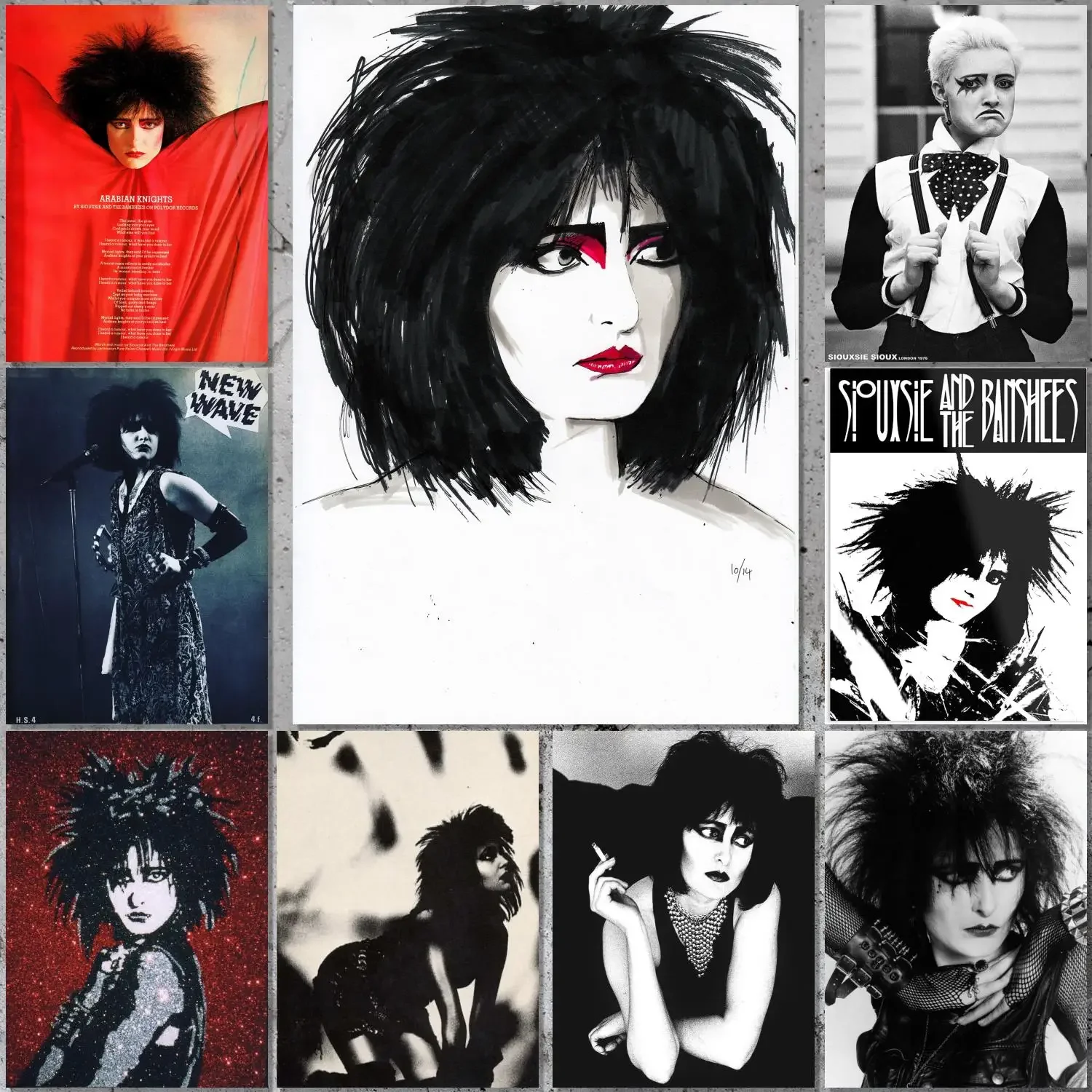 

Плакат на холсте Siouxsie Sioux, художественный плакат на стену, современный семейный Декор для спальни, плакаты