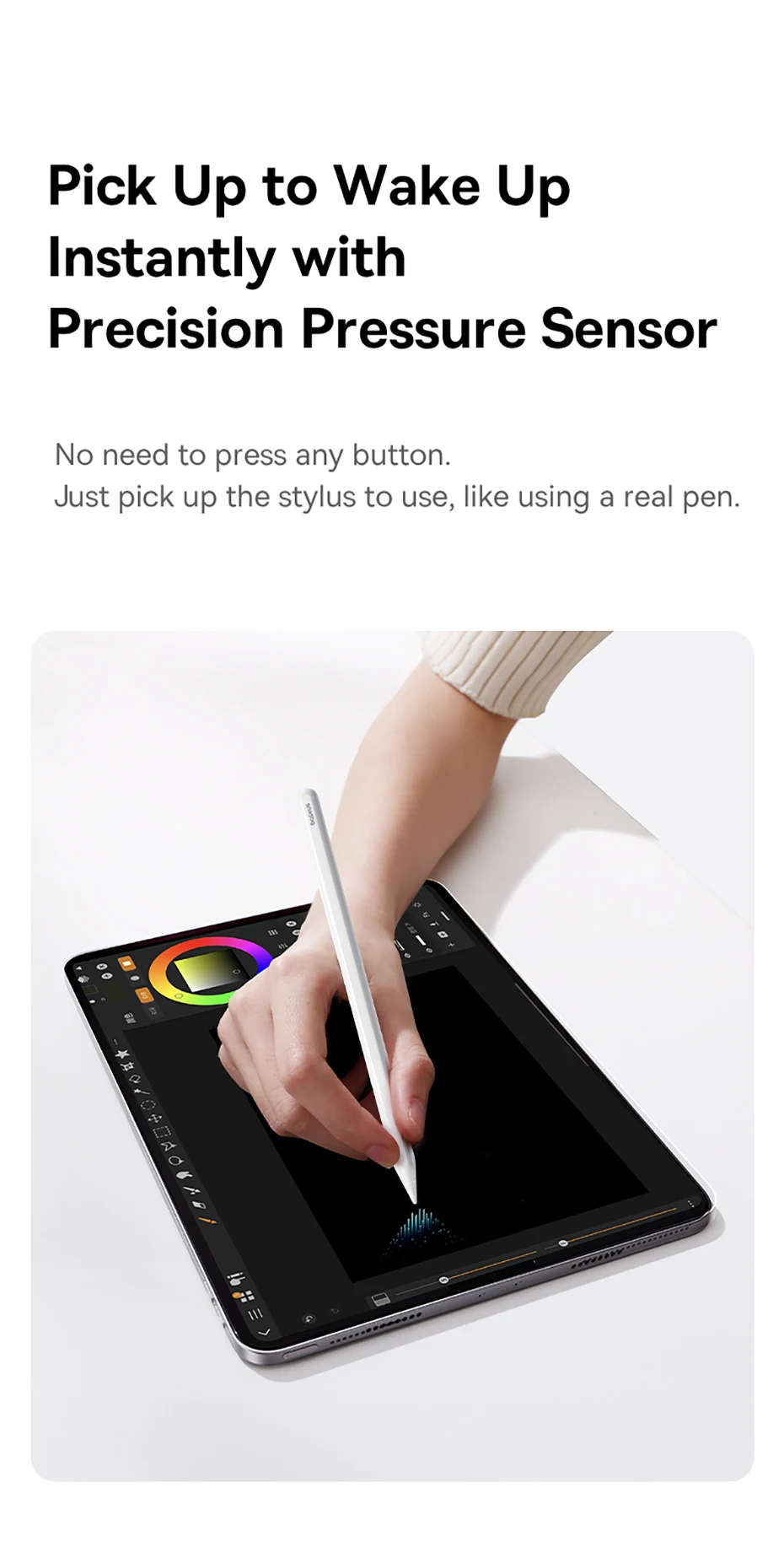 Ergonomické držanie stylusu
