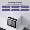 Portable Countertop Dishwasher 5L Water Tank & Hose 6 Washing Programs Air-Dry Compact Design Fast & Efficient High-Temperature 2