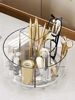 360 Degree Rotating Makeup Storage Box Turntable Makeup Storage Tray Suitable For Dressing Tables Skincare Products Etc 2