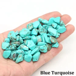Natural Stone Gemstones for Reiki Healing and Aquarium Decor (Blue Turquoise)